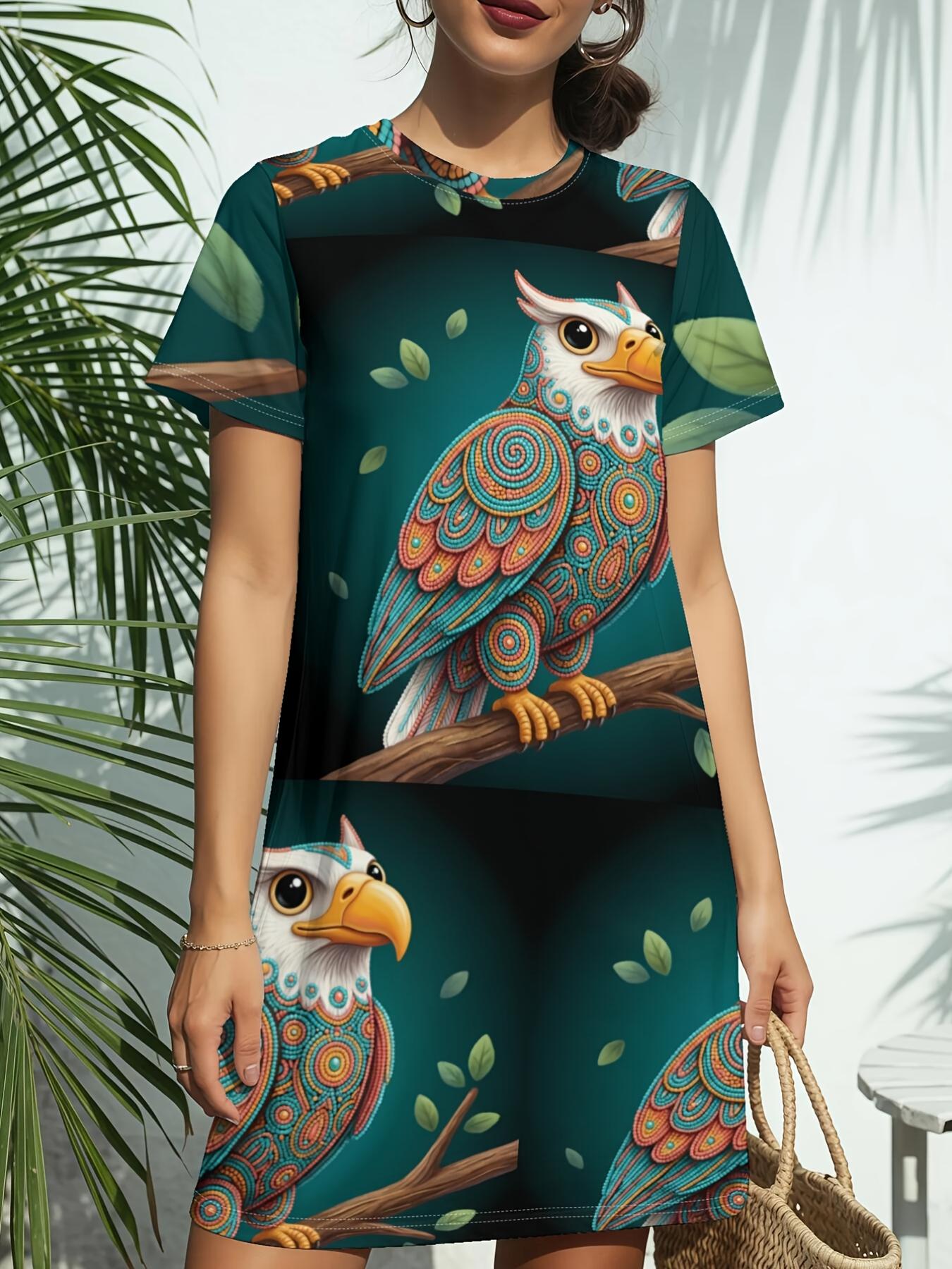 Short Sleeve Crew Neck Dress for Women. Featuring a Trendy American Digital Print. Ideal for Casual Wear in Spring And Summer. This Elegant And tyis 9XL дубильная кора
Short Sleeve Crew Neck Dress for Women. Featuring a Trendy American Digital Print. Ideal for Casual Wear in Spring And Summer. This Elegant And tyis 9XL дубильная кора