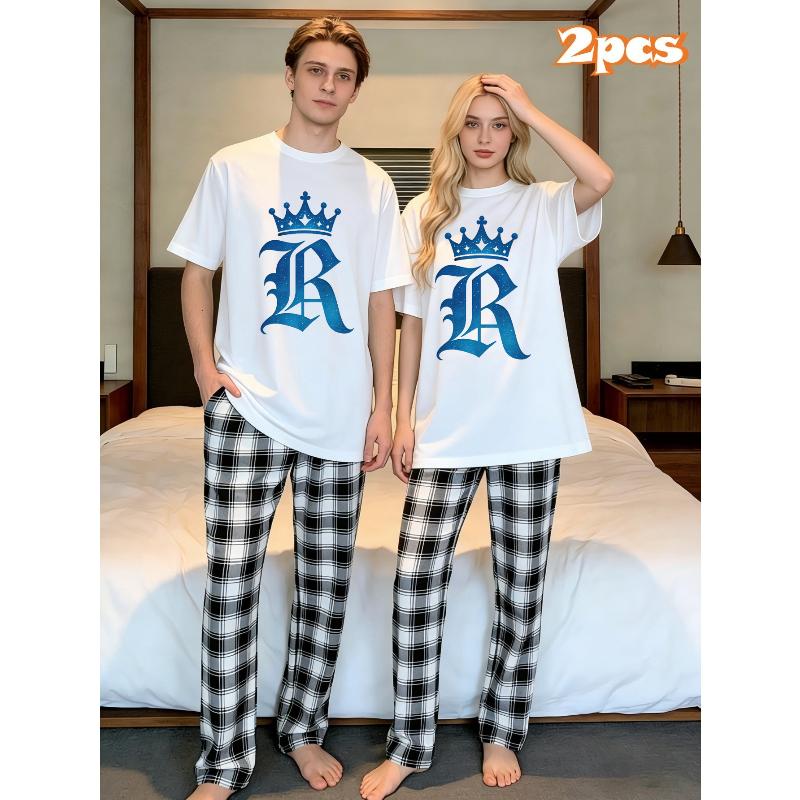 2PCS Couple Valentine s Day Outfit Short T-Shirt Top & Long Pants Matching Set XXL білий
2PCS Couple Valentine s Day Outfit Short T-Shirt Top & Long Pants Matching Set XXL білий