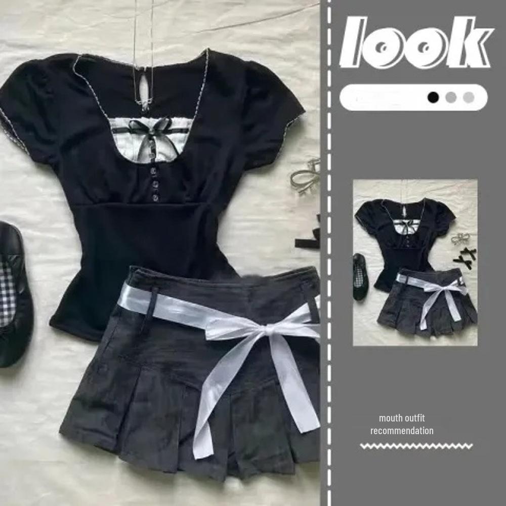 Petite Influencer Summer Two-Piece: Pleated Skirt & Top - Academy Sweet Spicy Girl Style S (suitable for under 45kg)
Petite Influencer Summer Two-Piece: Pleated Skirt & Top - Academy Sweet Spicy Girl Style S (suitable for under 45kg)