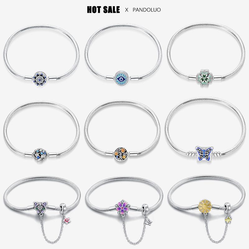 Original New in Safety Chain Snake Chain Charm Beads Bracelet Women 925 Silver Pendant Bead DIY Jewelry Fine Festival Gifts
Original New in Safety Chain Snake Chain Charm Beads Bracelet Women 925 Silver Pendant Bead DIY Jewelry Fine Festival Gifts