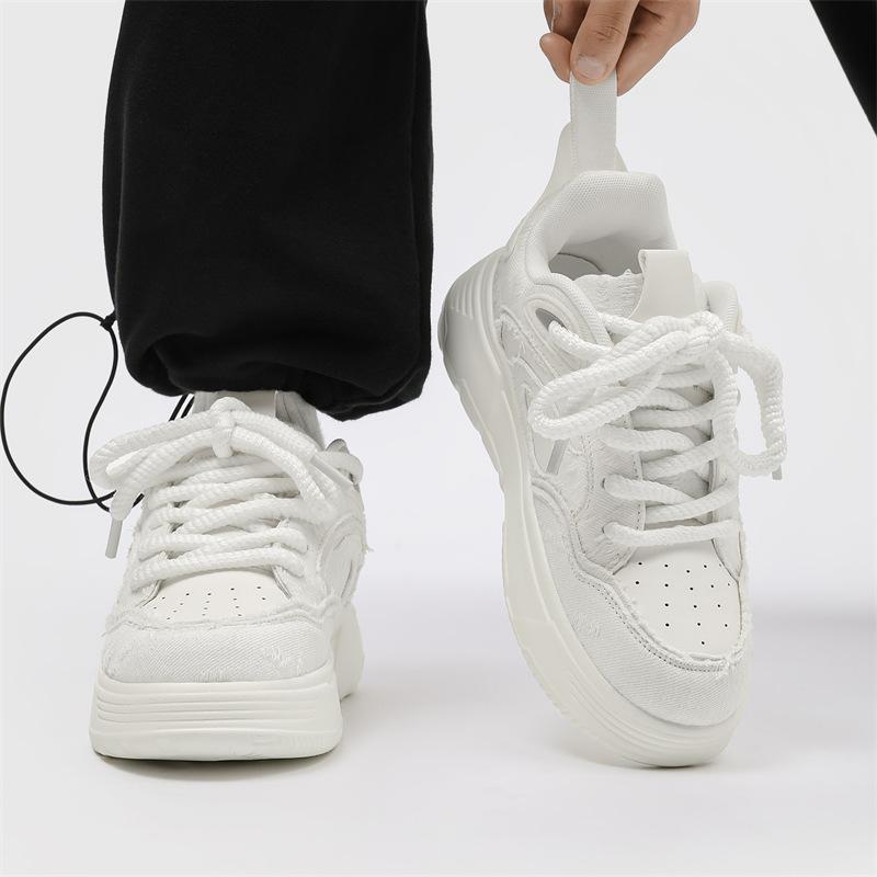 New trendy shoes broken bread shoes thick sole heightening casual dad shoes couple dreadlocks board shoes 44
New trendy shoes broken bread shoes thick sole heightening casual dad shoes couple dreadlocks board shoes 44