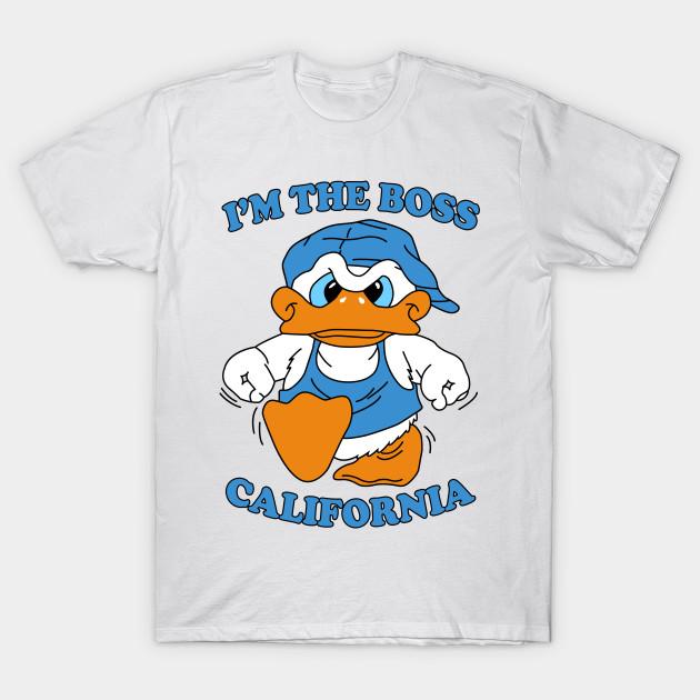 Men Black Print T-shirt I M The Boss California Duck 90S Cartoon Tourist Souvenir No-Cut Transfer Paper Print Cotton Tshirt XL білий
Men Black Print T-shirt I M The Boss California Duck 90S Cartoon Tourist Souvenir No-Cut Transfer Paper Print Cotton Tshirt XL білий