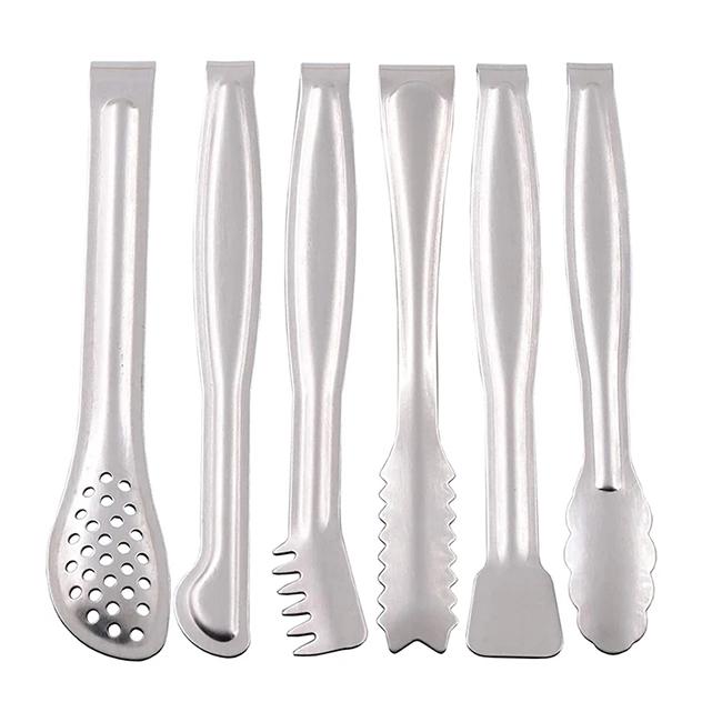 6-Piece Small Serving Tongs Set, 6-Inch Appetizer Tongs, Stainless Steel Mini Sugar Cube Ice Tongs, Silver / Gold Plated срібний
6-Piece Small Serving Tongs Set, 6-Inch Appetizer Tongs, Stainless Steel Mini Sugar Cube Ice Tongs, Silver / Gold Plated срібний