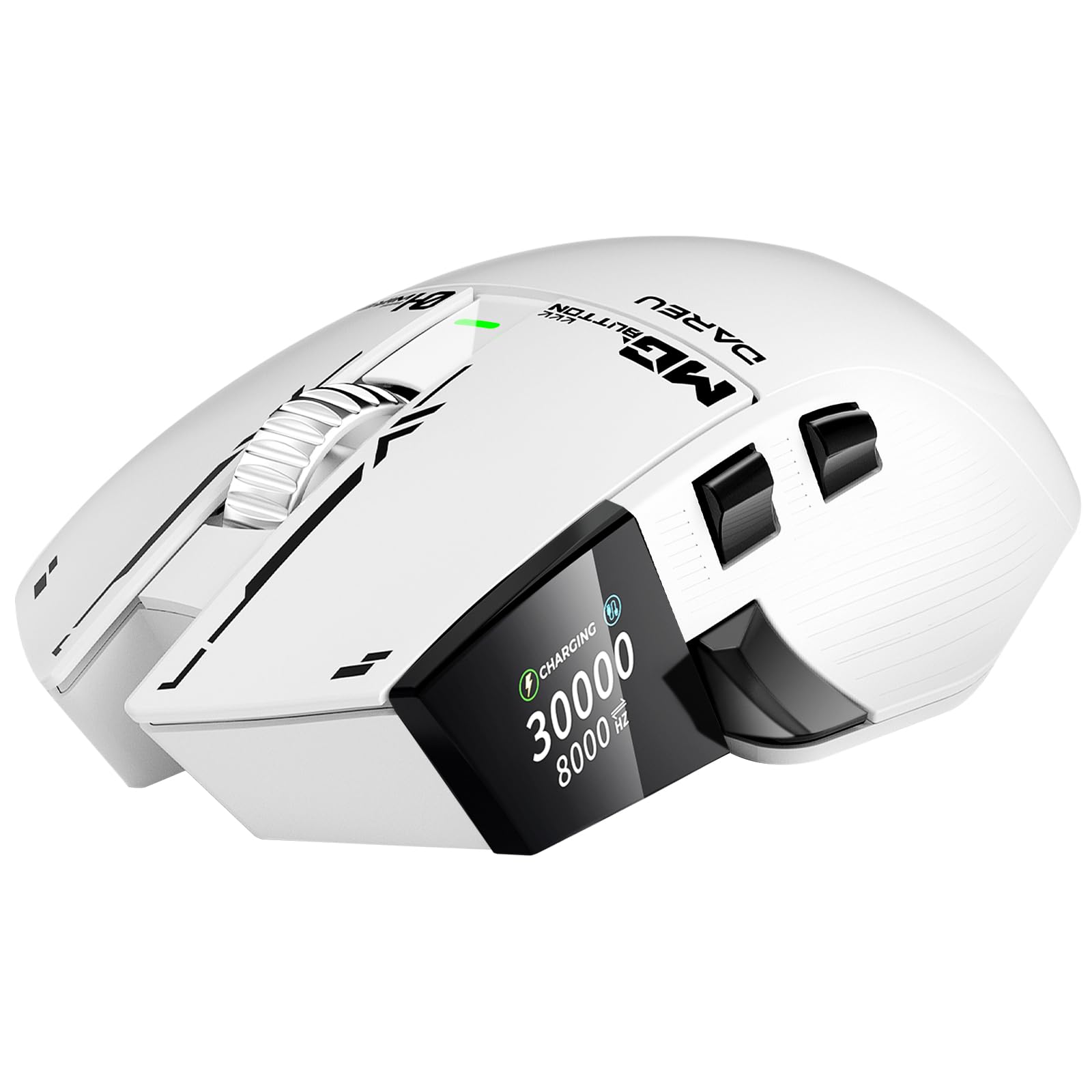 DAREU A980PROMAX Gaming Mouse with Wired 4K TFT Screen 30000DPI Magnesium Alloy Mine Button Connectivity Includes 4000Hz Receiver Rechargeable Right білий
DAREU A980PROMAX Gaming Mouse with Wired 4K TFT Screen 30000DPI Magnesium Alloy Mine Button Connectivity Includes 4000Hz Receiver Rechargeable Right білий