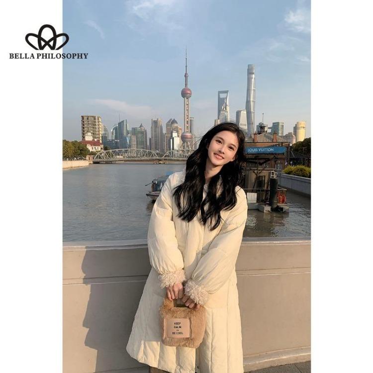 New Korean Style Winter Coat Loose Mid Length Casual Thickened Warm Solid Color Cotton Padded Coat L білий
New Korean Style Winter Coat Loose Mid Length Casual Thickened Warm Solid Color Cotton Padded Coat L білий
