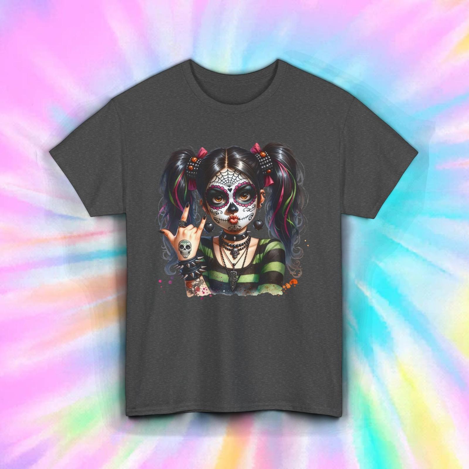 Day of the Dead Girl Shirt Gothic Rock Skeleton Face Paint Punk Tee S-5XL 5XL різнокольоровий
Day of the Dead Girl Shirt Gothic Rock Skeleton Face Paint Punk Tee S-5XL 5XL різнокольоровий