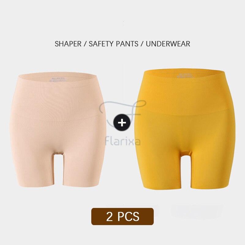 Flarixa, 2 шт., 3 в 1, защитные брюки, бесшовные женские шорты с высокой талией, корректирующее фигуру, нижнее белье размера плюс, тонкие трусы-боксеры из ледяного шелка XXL бежевый/жёлтый
Flarixa, 2 шт., 3 в 1, защитные брюки, бесшовные женские шорты с высокой талией, корректирующее фигуру, нижнее белье размера плюс, тонкие трусы-боксеры из ледяного шелка XXL бежевый/жёлтый