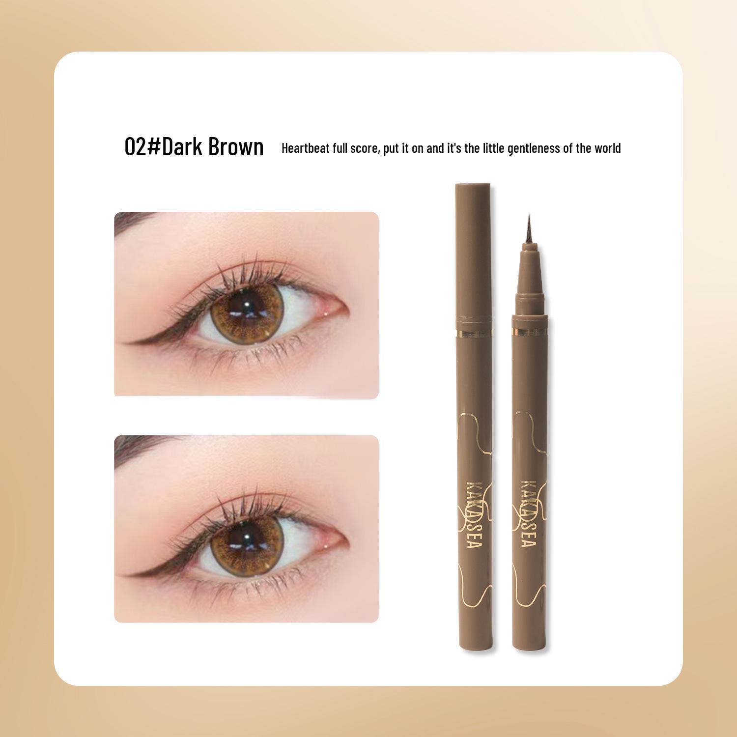 Kakasea Slim Ультратонкая Водостойкая Подводка для Глаз - Стойкая, Быстросохнущая, Не размазывается и Устойчива к Поту. Идеально подходит для мешков под глазами.
Kakasea Slim Ультратонкая Водостойкая Подводка для Глаз - Стойкая, Быстросохнущая, Не размазывается и Устойчива к Поту. Идеально подходит для мешков под глазами.