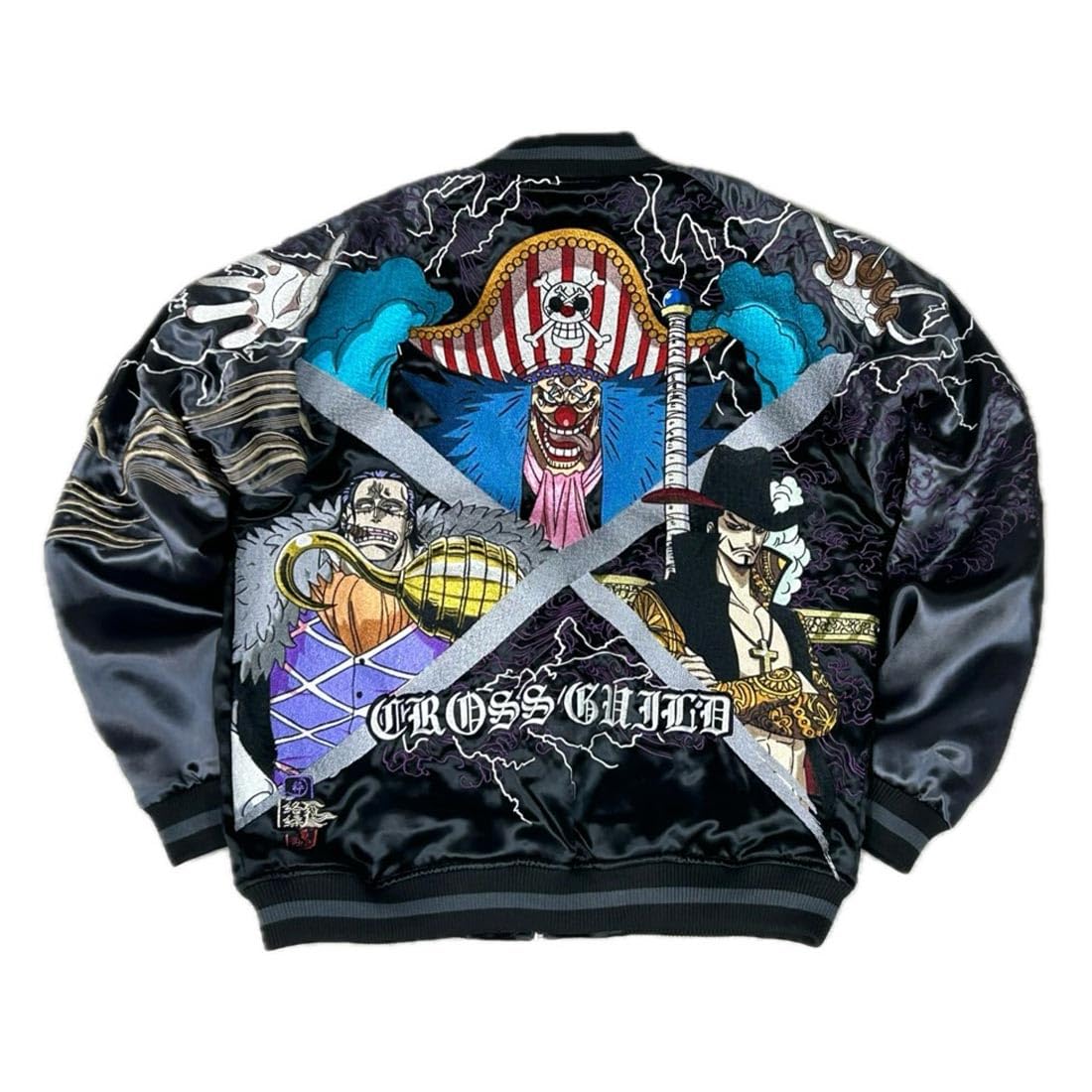 Karakuridama x ONE PIECE One Piece Sukajan Anime Cross Guild Buggy Mihawk Crocodile Reversible ONE PIECE 242007
Karakuridama x ONE PIECE One Piece Sukajan Anime Cross Guild Buggy Mihawk Crocodile Reversible ONE PIECE 242007