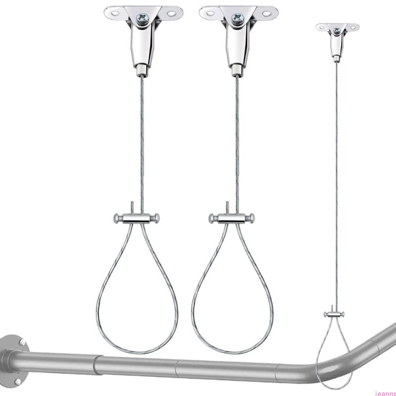 Pack of 2 Adjustable Stainless Steel Ceiling Mounted Shower Curtain Rod Support Brackets Rustproof Bathroom Hanging Rope China Mainland
Pack of 2 Adjustable Stainless Steel Ceiling Mounted Shower Curtain Rod Support Brackets Rustproof Bathroom Hanging Rope China Mainland