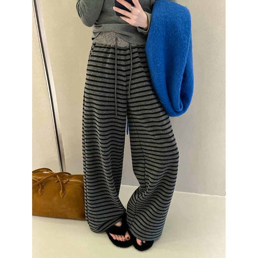 2025 Spring European Style Striped Wide-Leg Plus Size Women s Casual Floor-Length Pants XL (suggested 58-63 kg)
2025 Spring European Style Striped Wide-Leg Plus Size Women s Casual Floor-Length Pants XL (suggested 58-63 kg)