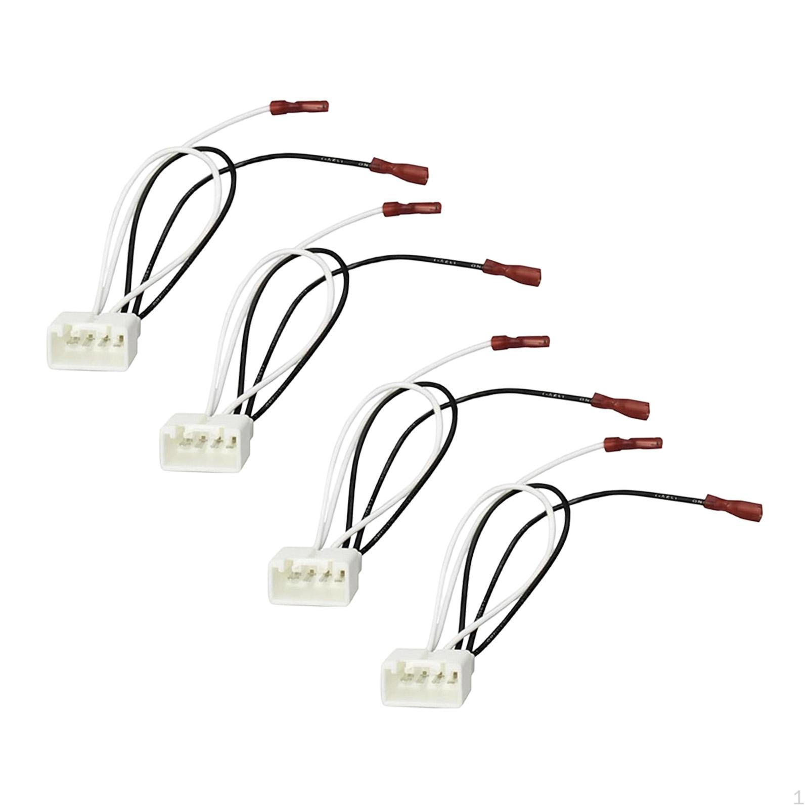 4Pcs Car Speaker Connector Harness Adapter Replacement Repairing Automotive Accessories Equipment
4Pcs Car Speaker Connector Harness Adapter Replacement Repairing Automotive Accessories Equipment