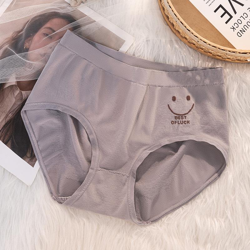 Женские трусы, антибактериальное нижнее белье, мягкие, удобные, эластичные, с подъемом бедер, удобные треугольные брюки One Size фиолетовый