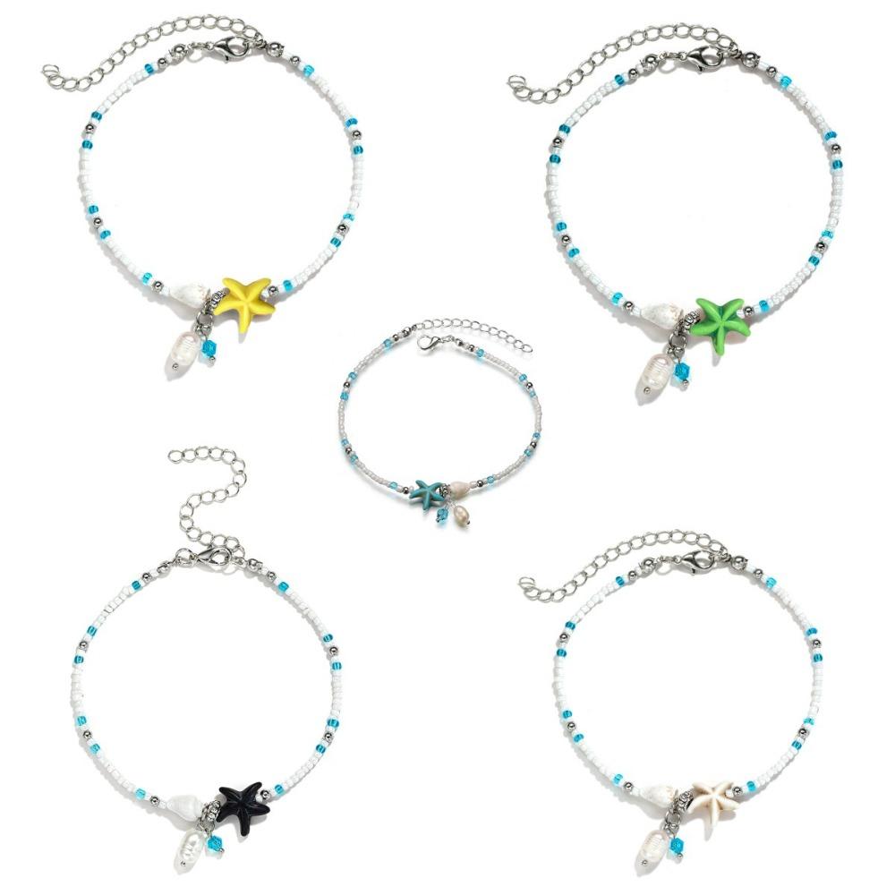 Hand Woven Beach Ankle Chains Starfish Ankle Accessories 2024 Starfish Shaped Anklets Man
Hand Woven Beach Ankle Chains Starfish Ankle Accessories 2024 Starfish Shaped Anklets Man