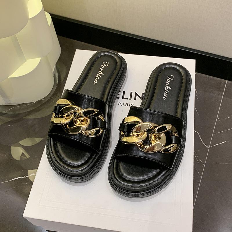 Slippers women s summer outer wear new thick bottom soft bottom temperament beach sandals trendy fashion 40 чёрный
Slippers women s summer outer wear new thick bottom soft bottom temperament beach sandals trendy fashion 40 чёрный