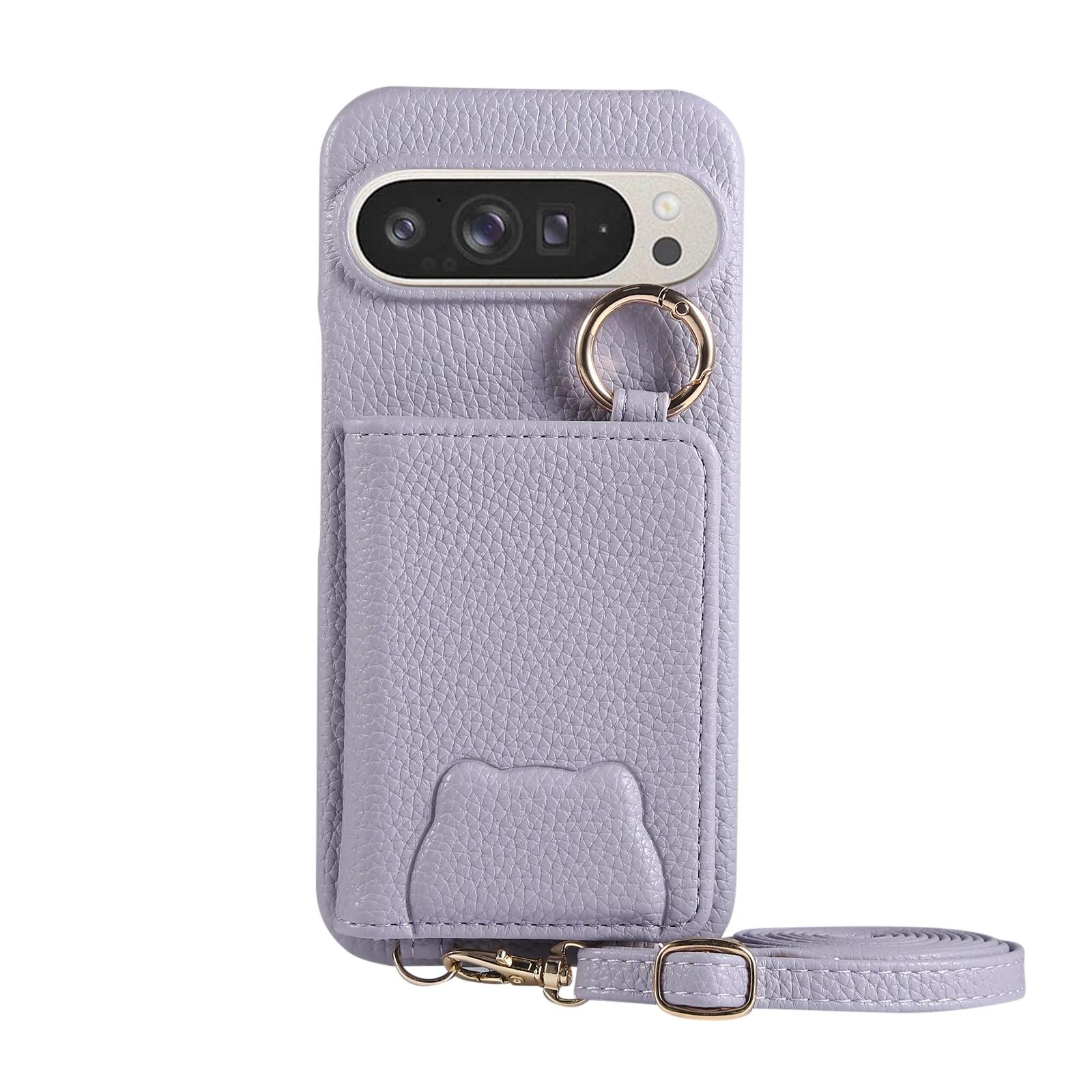 Crossbody Cards Solt Leather Wallet Mirror Ring Holder Case Google Pixel 9 Pro XL 8 8Pro 8A 7 6 7A 6A Long Lanyard Cute Cover For Google Pixel 6 світло-фіолетового кольору
Crossbody Cards Solt Leather Wallet Mirror Ring Holder Case Google Pixel 9 Pro XL 8 8Pro 8A 7 6 7A 6A Long Lanyard Cute Cover For Google Pixel 6 світло-фіолетового кольору