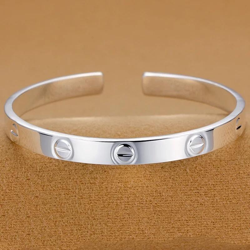 Zuyin 999,9 модный открытый однотонный серебряный браслет для женщин, модный молодежный подарок 2024 года на день рождения подруги и День матери Adjustable size
Zuyin 999,9 модный открытый однотонный серебряный браслет для женщин, модный молодежный подарок 2024 года на день рождения подруги и День матери Adjustable size