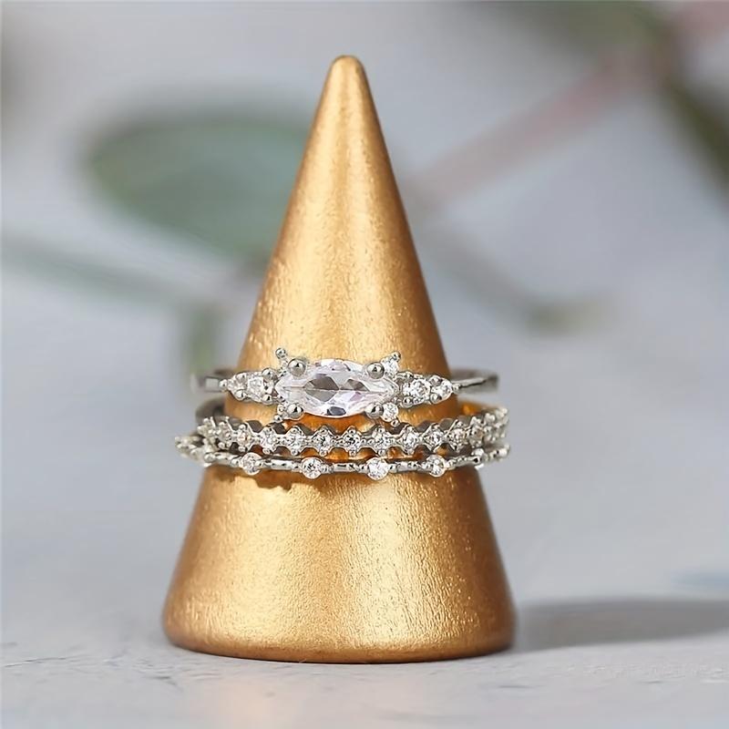 Elegant Sexy Women S Daily Jewelry Mosaic Synthetic Zirconia Stacking Ring, Plated White K, for April Birthstone, Holiday Gift 5
Elegant Sexy Women S Daily Jewelry Mosaic Synthetic Zirconia Stacking Ring, Plated White K, for April Birthstone, Holiday Gift 5
