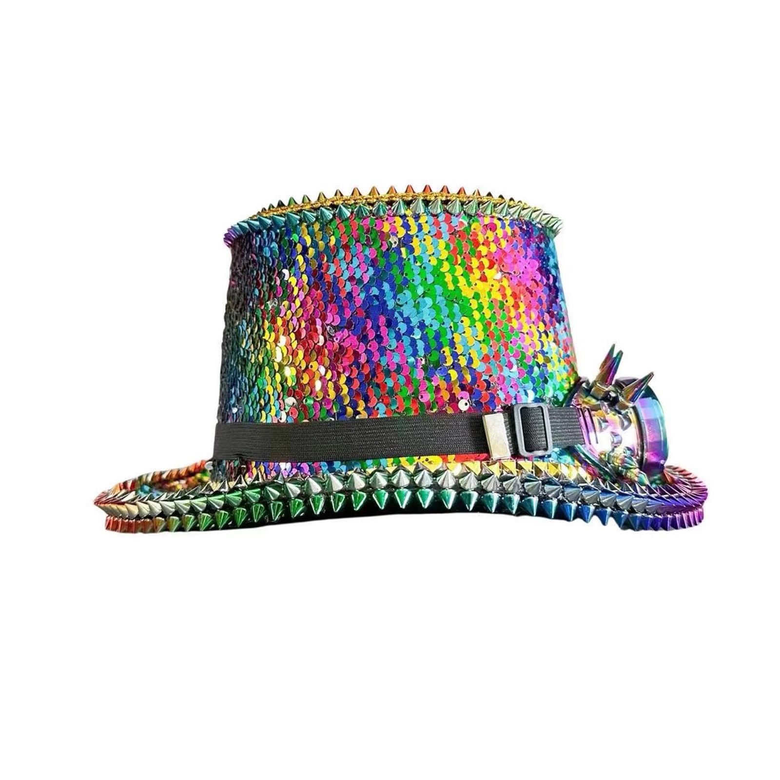 Shimmering Sequined Captain Caps with Goggles for Music Festival Masquerades Party Flat Top Hat Role Playing Accessories 1
Shimmering Sequined Captain Caps with Goggles for Music Festival Masquerades Party Flat Top Hat Role Playing Accessories 1