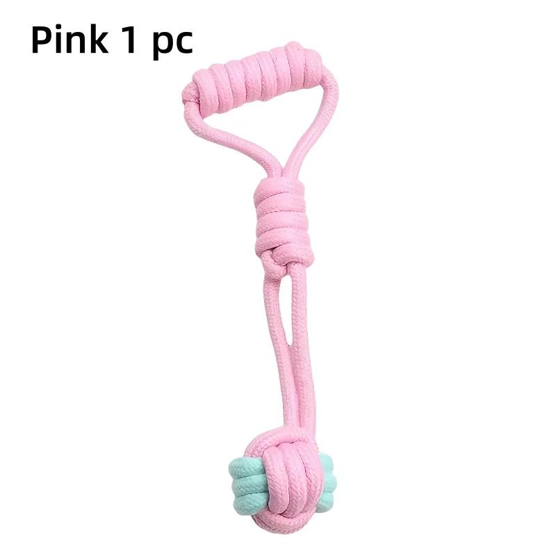 Durable Cotton Rope Ball Dog Toy for Large and Small Dogs Interactive Chew Toy for Aggressive Chewers Bite Resistant XS рожевий
Durable Cotton Rope Ball Dog Toy for Large and Small Dogs Interactive Chew Toy for Aggressive Chewers Bite Resistant XS рожевий