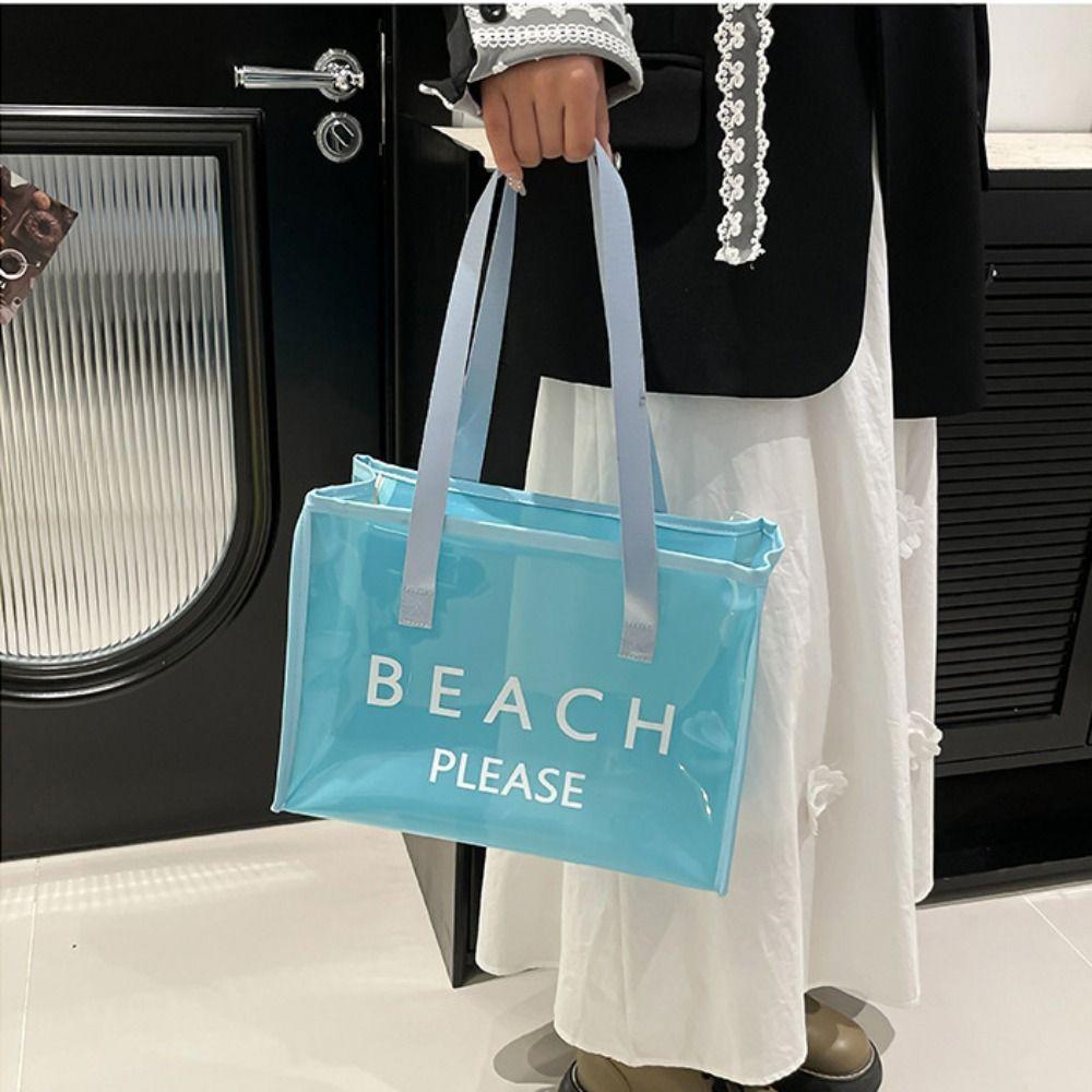 Storage Bag PVC Transparent Bag Summer Letter Shoulder Bag Cute Zipper Jelly Handbags Swimming зелений
Storage Bag PVC Transparent Bag Summer Letter Shoulder Bag Cute Zipper Jelly Handbags Swimming зелений