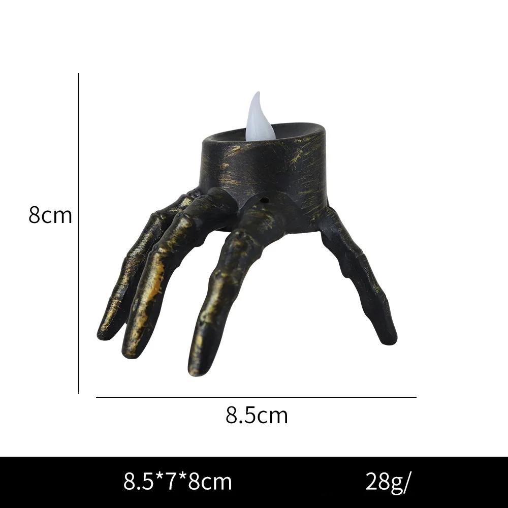 Хэллоуинские свечи-таблетки Рука скелета Беспламенные светодиодные свечи 8,5 см/3,3 дюйма Беспламенная лампа для Хэллоуина Finger light
Хэллоуинские свечи-таблетки Рука скелета Беспламенные светодиодные свечи 8,5 см/3,3 дюйма Беспламенная лампа для Хэллоуина Finger light