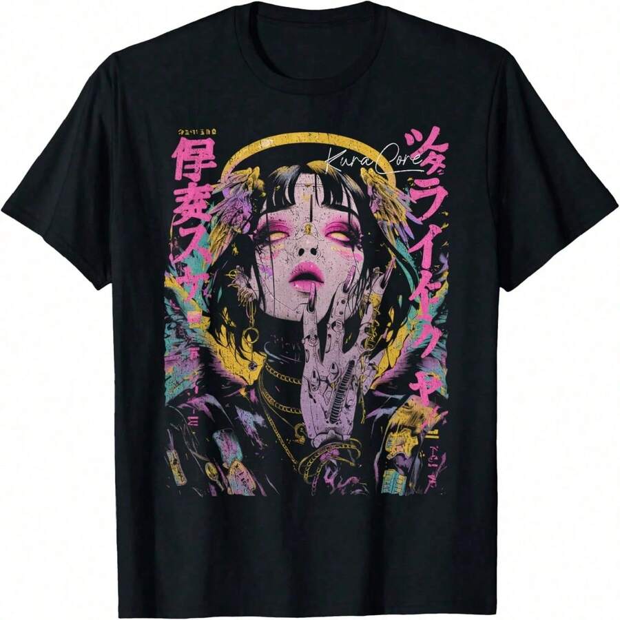 2026 Men s Women s New Year Clothes, T-Shirt, Valentine s Top, Japanese Streetwear Cyberpunk Angel S разноцветный
2026 Men s Women s New Year Clothes, T-Shirt, Valentine s Top, Japanese Streetwear Cyberpunk Angel S разноцветный
