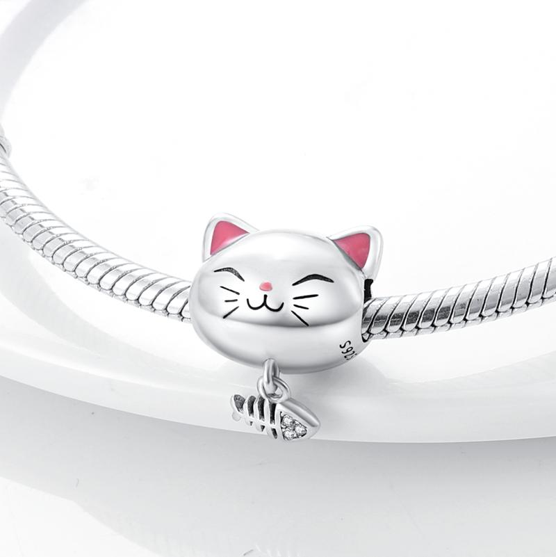 Plated 925 Silver Magician Cat Charms Fit 925 Charms Bracelet Beads Jewelry Gifts for Women
Plated 925 Silver Magician Cat Charms Fit 925 Charms Bracelet Beads Jewelry Gifts for Women