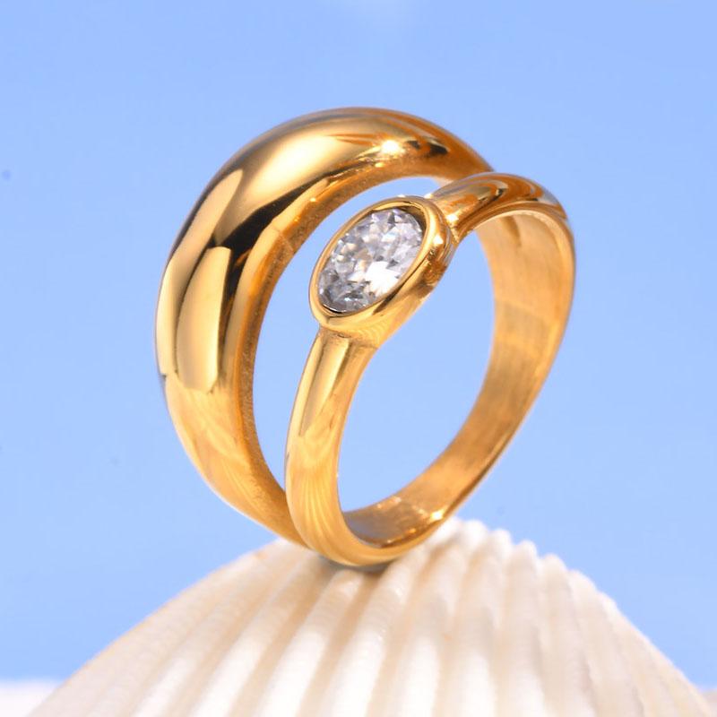 Waterproof Stacking Rings For Women, Sparkling Cubic Zirconia Stainless Steel Eternity Bands Jewelry US Ring Size 06
Waterproof Stacking Rings For Women, Sparkling Cubic Zirconia Stainless Steel Eternity Bands Jewelry US Ring Size 06