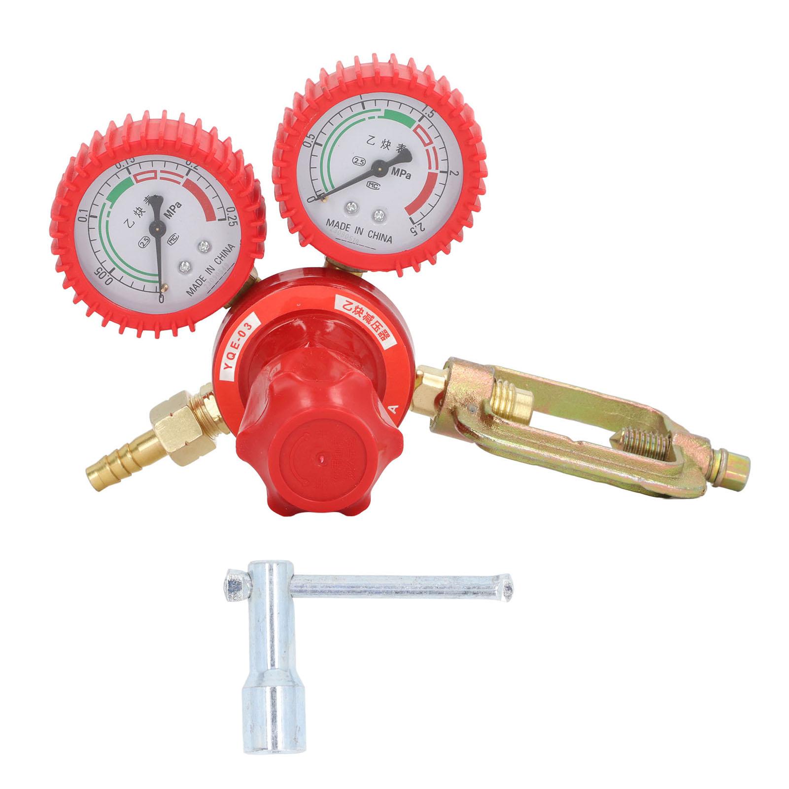 Acetylene Pressure Reducer 8mm Inlet Port Dual Display Shockproof Acetylene Gauge Meter
Acetylene Pressure Reducer 8mm Inlet Port Dual Display Shockproof Acetylene Gauge Meter
