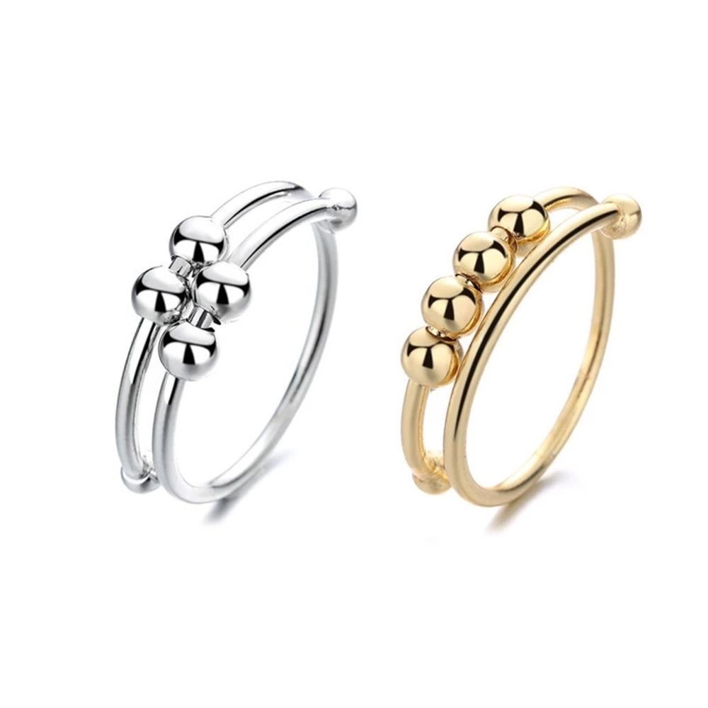 Girl Single Coil Fidget Beads Rings Anxiety Ring Toy Antistress Anxiety Ring Fidget Spinner Toys золотий
Girl Single Coil Fidget Beads Rings Anxiety Ring Toy Antistress Anxiety Ring Fidget Spinner Toys золотий
