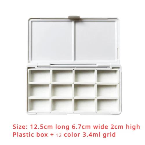 24/48 Color Watercolor Pigment Distribution Box 2/3.4ml Pigment Storage Empty Box Art Student Outdoor Painting Palette Cases
24/48 Color Watercolor Pigment Distribution Box 2/3.4ml Pigment Storage Empty Box Art Student Outdoor Painting Palette Cases