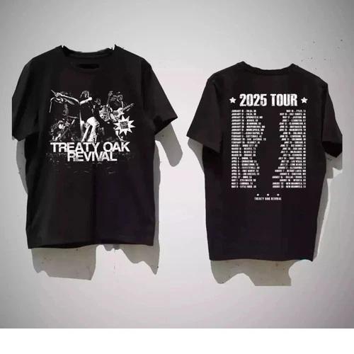 Treaty Oak Revival 2025 Tour Unisex All Size S-5XL T-Shirt S
Treaty Oak Revival 2025 Tour Unisex All Size S-5XL T-Shirt S