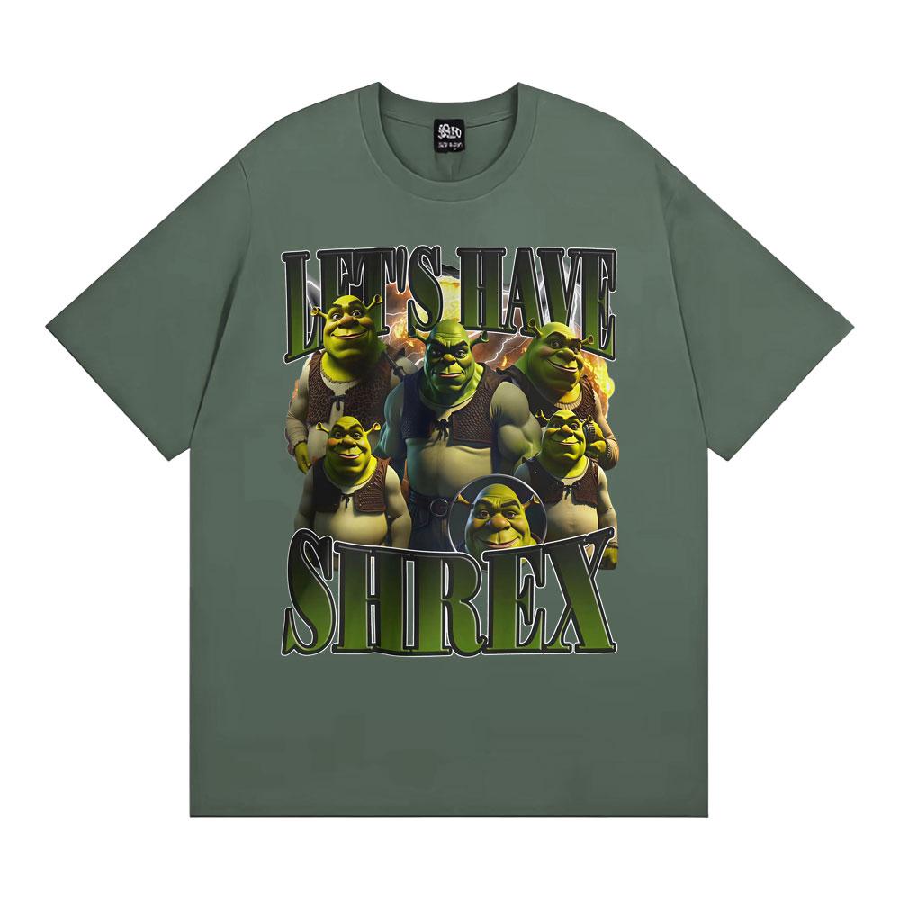 Funny Lets Have Shrex Shrek Graphic Meme T Shirt Unisex Women Fashion Vintage Short Sleeve Tshirts Cotton Loose Oversized Tshirt 4XL
Funny Lets Have Shrex Shrek Graphic Meme T Shirt Unisex Women Fashion Vintage Short Sleeve Tshirts Cotton Loose Oversized Tshirt 4XL