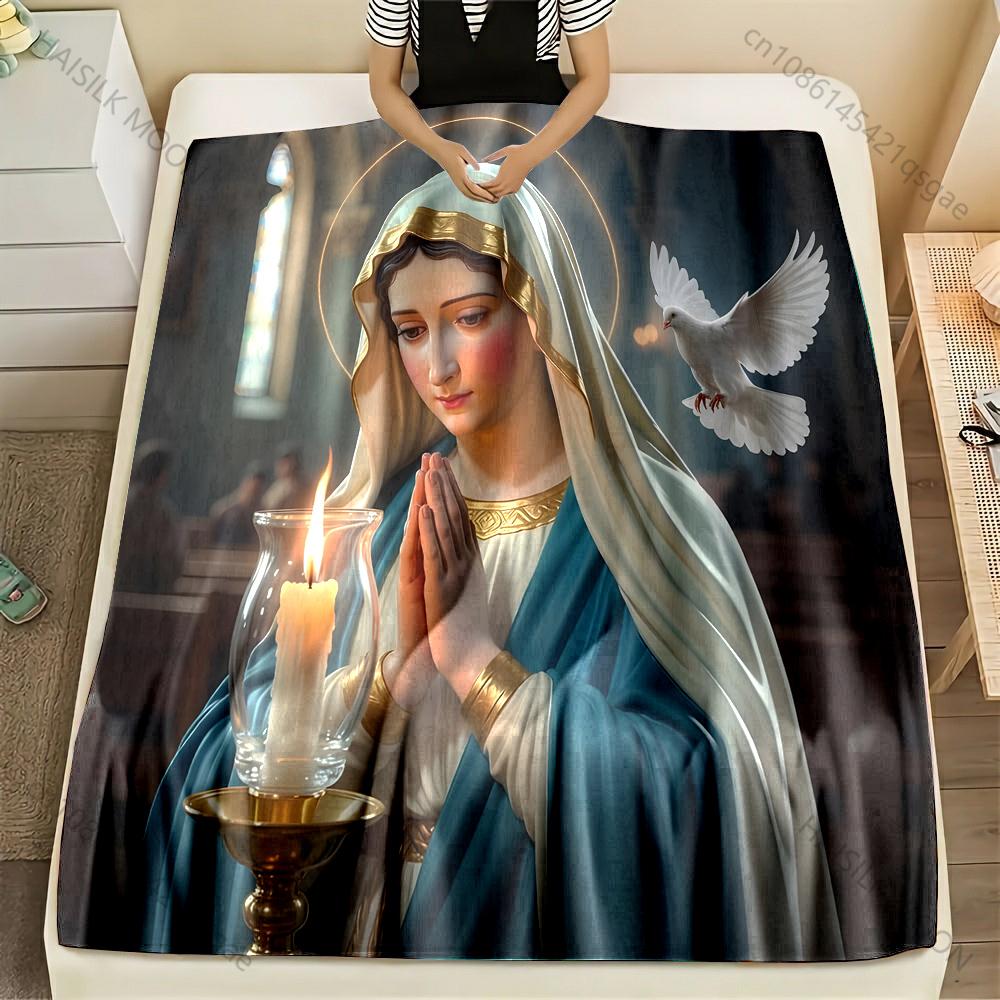 1PC Church prayer Virgin and white dove Print Blanket Warm Soft Fluffy Kids and Adult Sofa Bed Throw Blanket Travel Camping RV 75x90cm
1PC Church prayer Virgin and white dove Print Blanket Warm Soft Fluffy Kids and Adult Sofa Bed Throw Blanket Travel Camping RV 75x90cm