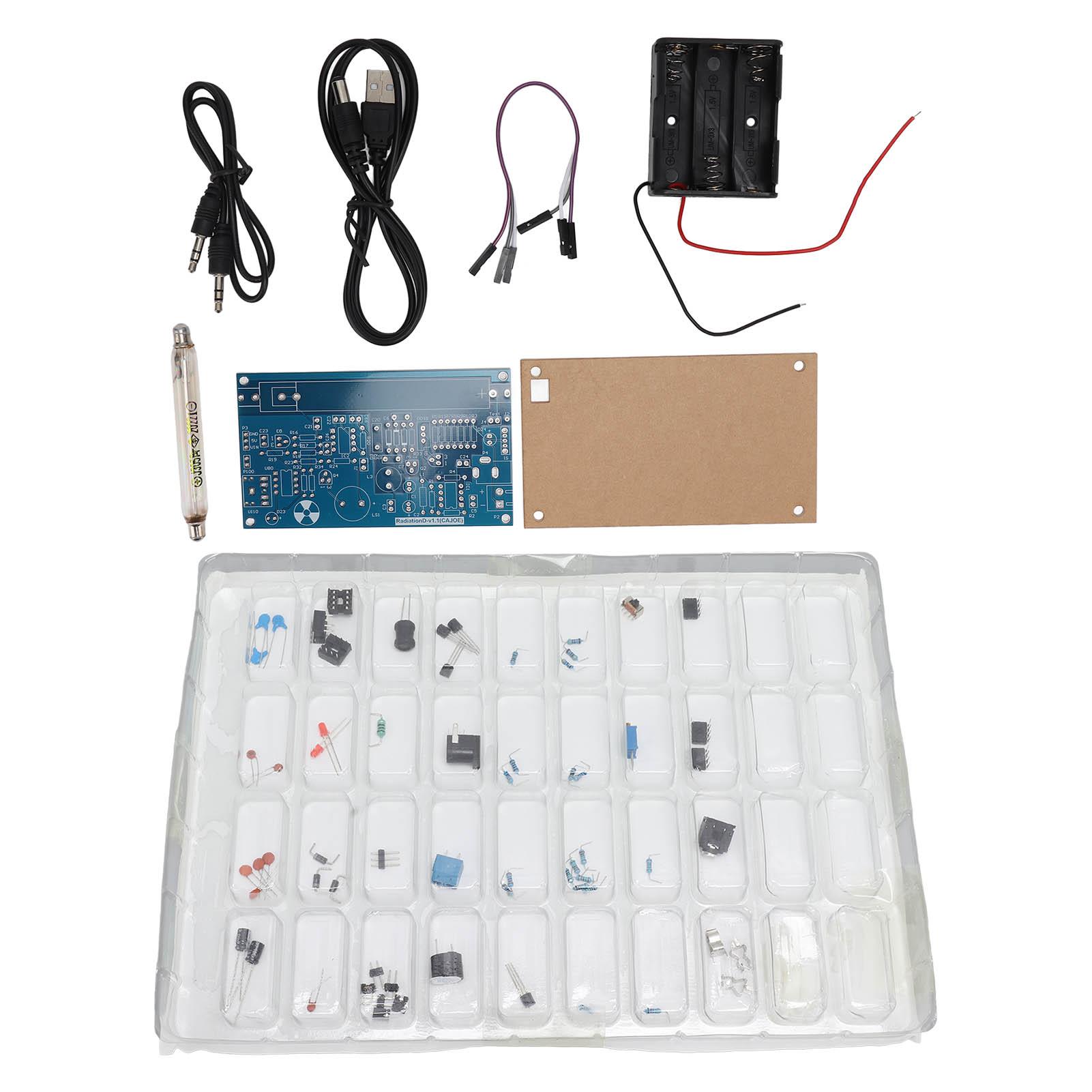 Portable Handle Geiger Counter DIY Kit Bundle Unassembled Unwelded Nuclear Radiation Detector Parts
Portable Handle Geiger Counter DIY Kit Bundle Unassembled Unwelded Nuclear Radiation Detector Parts