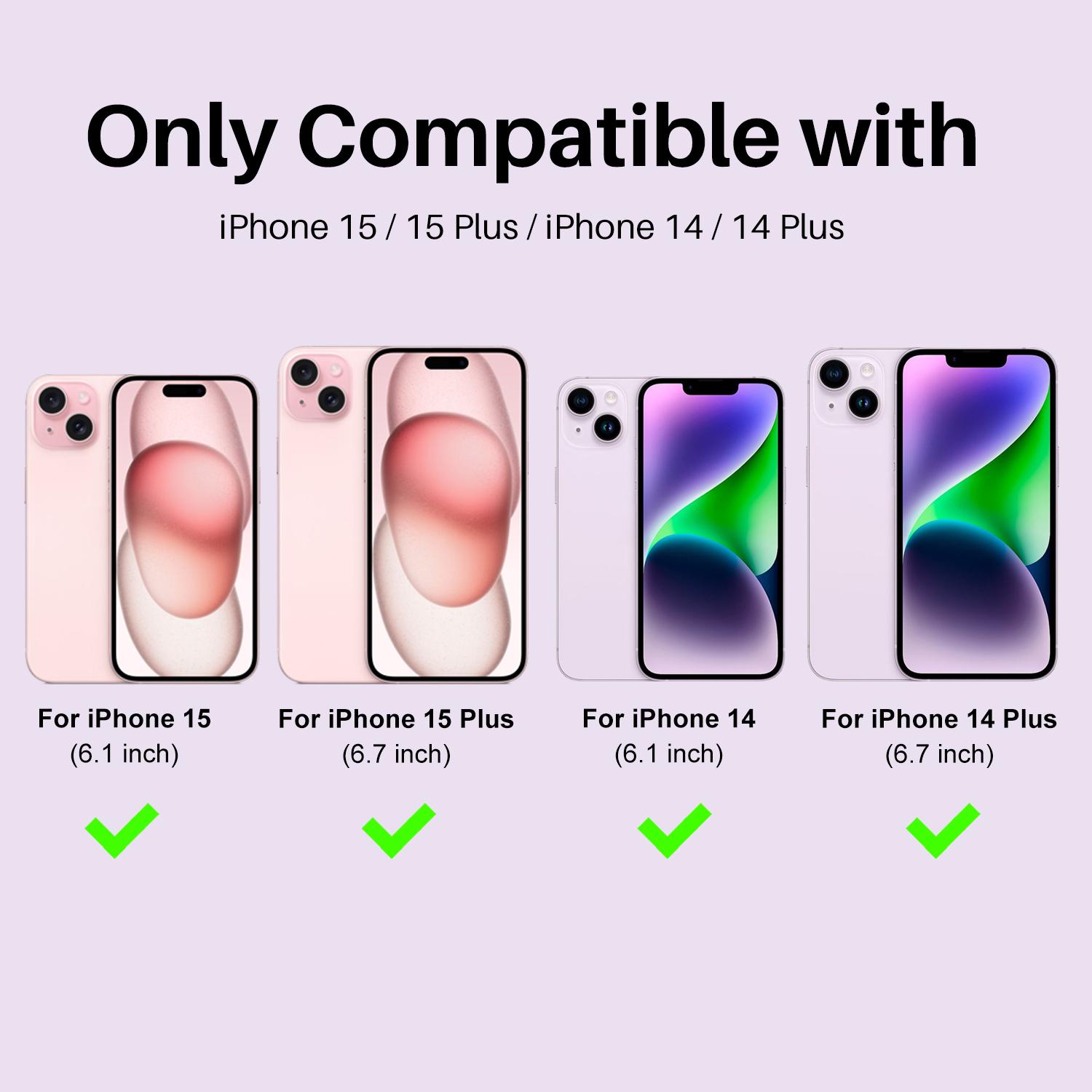 NORTHJO 3 Sets for iPhone 15/15 Plus/14/14 Plus Tempered Glass Lens Protector CD Veins Metal Ring Lens Film Purple
NORTHJO 3 Sets for iPhone 15/15 Plus/14/14 Plus Tempered Glass Lens Protector CD Veins Metal Ring Lens Film Purple