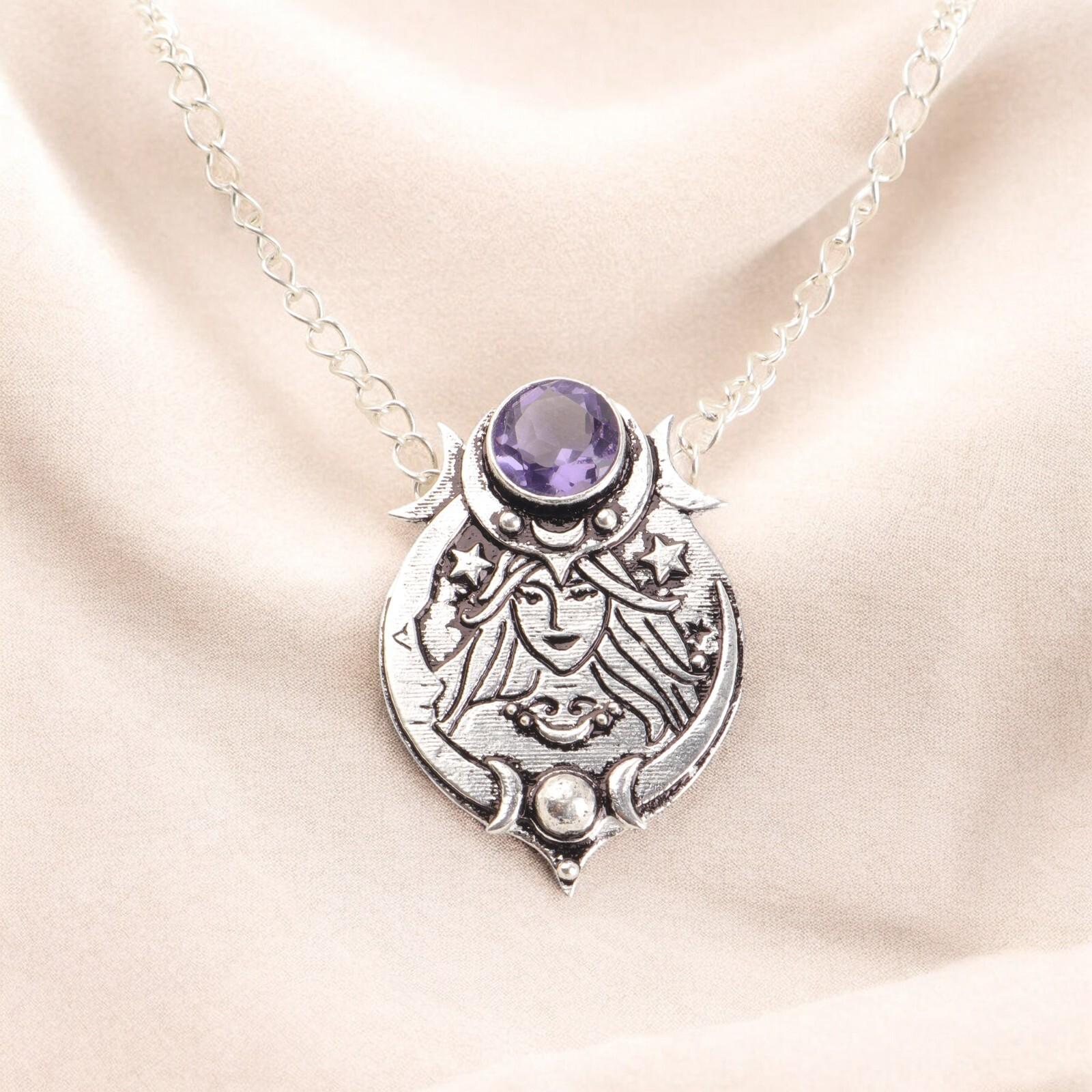 Natural Iolite Silver Necklace Pendant For Women s Gemstone Antique Pendant1.63 CP-22-15
Natural Iolite Silver Necklace Pendant For Women s Gemstone Antique Pendant1.63 CP-22-15