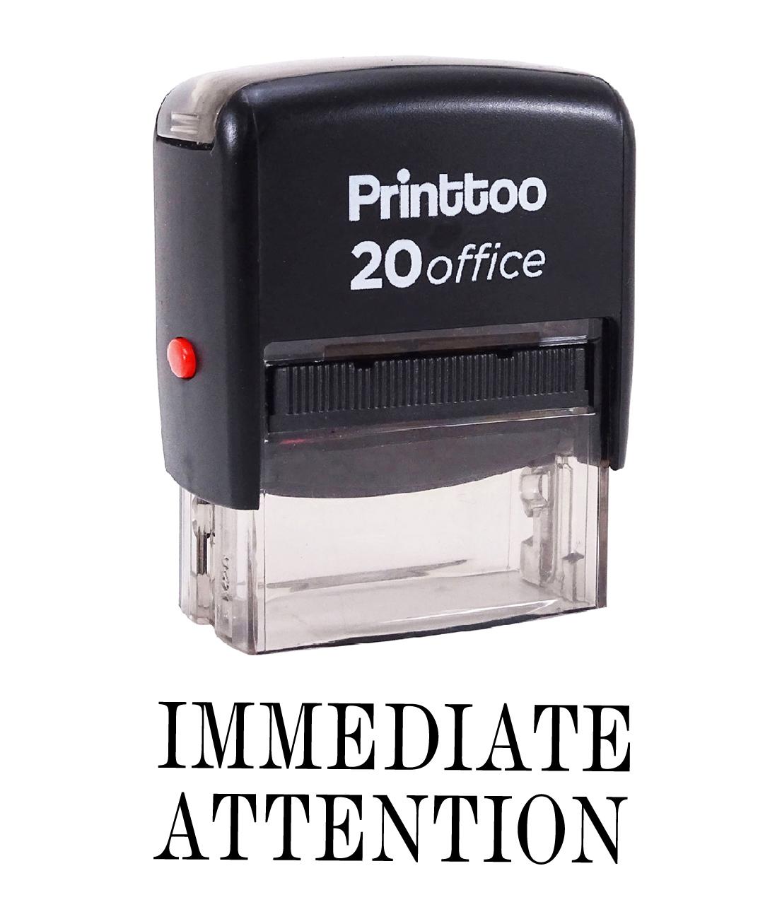 Printtoo Rubber Stamp Office Стационарные НЕМЕДЛЕННОЕ ВНИМАНИЕ Самостоятельная печать на заказ 14 mm x 38 mm (Approx) чёрный
Printtoo Rubber Stamp Office Стационарные НЕМЕДЛЕННОЕ ВНИМАНИЕ Самостоятельная печать на заказ 14 mm x 38 mm (Approx) чёрный