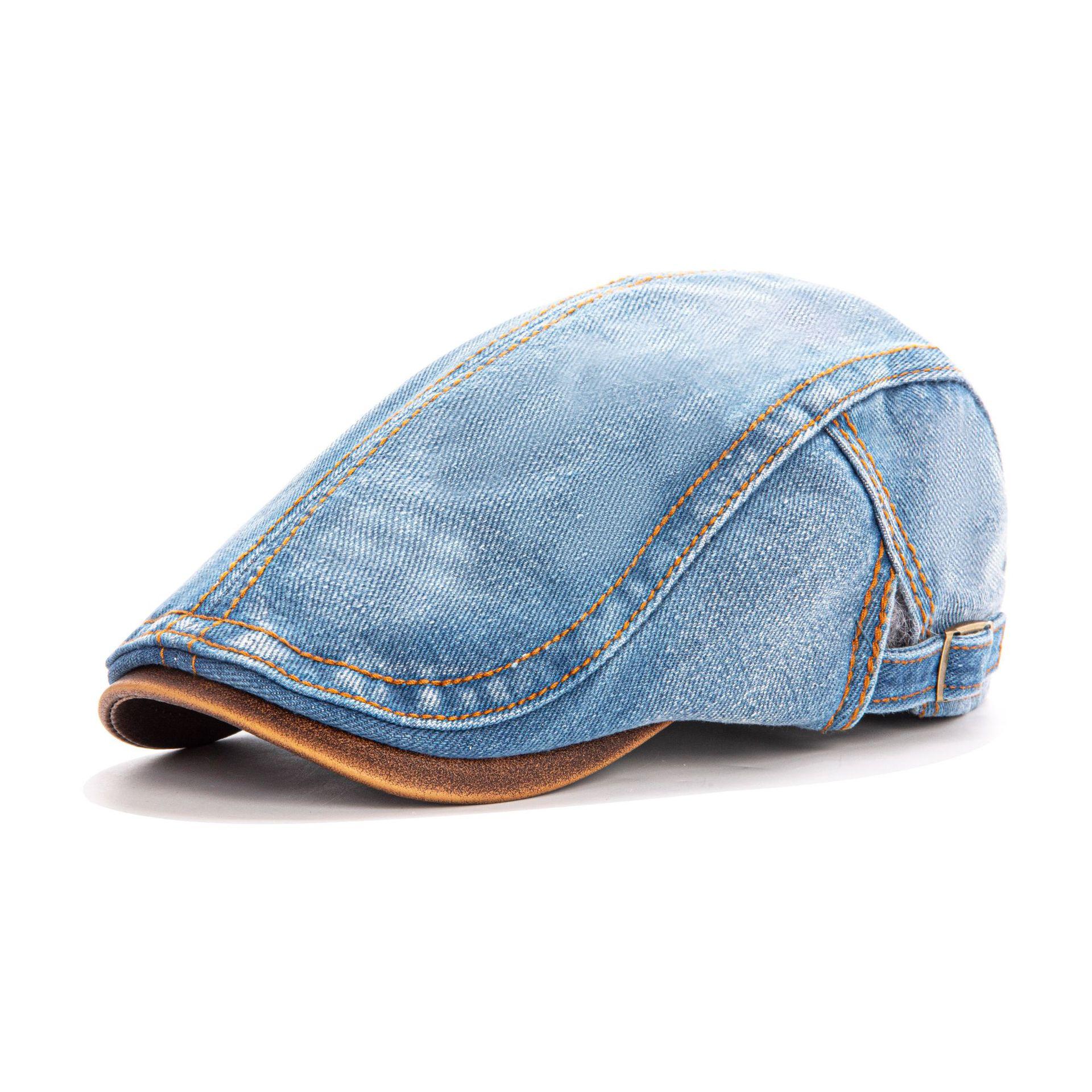 JYL TS DIY Washed Denim Beret Newsboy Cap Cotton mediumblue_ молодіжний синього кольору
JYL TS DIY Washed Denim Beret Newsboy Cap Cotton mediumblue_ молодіжний синього кольору