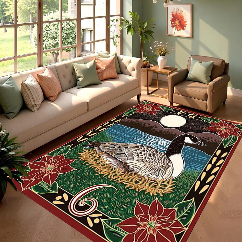 Artistic Black White Swan Pond Print Non-slip Soft Washable Area Rug for Living Room Bedroom Nature Decor Home Decoration 40x60cm
Artistic Black White Swan Pond Print Non-slip Soft Washable Area Rug for Living Room Bedroom Nature Decor Home Decoration 40x60cm