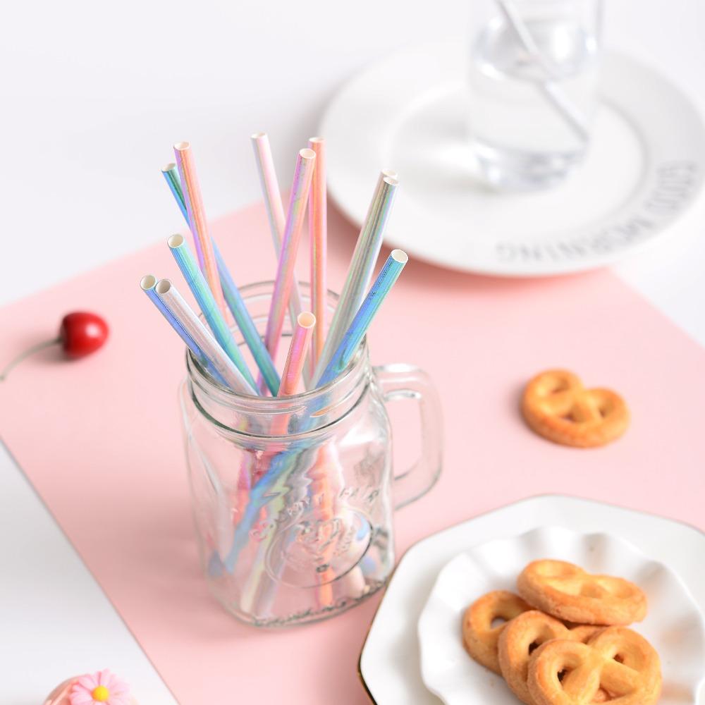 25 Pcs Biodegradable Iridescent Disposable Straws Gradient Color Drink Straws Milk Tea
25 Pcs Biodegradable Iridescent Disposable Straws Gradient Color Drink Straws Milk Tea