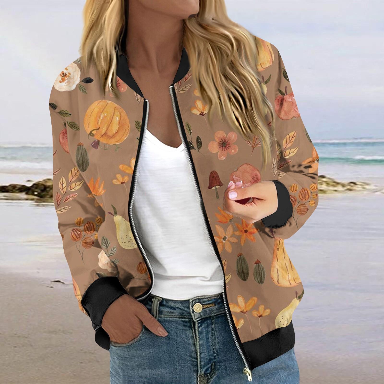 Куртки для женщин с длинным рукавом, легкие, на молнии, укороченные, с принтом на Хэллоуин, верхняя одежда, повседневные стеганые куртки с карманами M шафрановый
Куртки для женщин с длинным рукавом, легкие, на молнии, укороченные, с принтом на Хэллоуин, верхняя одежда, повседневные стеганые куртки с карманами M шафрановый