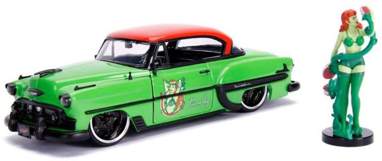 1:24 DC Comics Bombshells 1953 Chevy Bell Air Hardtop & Poison Ivy Diecast Model Car
1:24 DC Comics Bombshells 1953 Chevy Bell Air Hardtop & Poison Ivy Diecast Model Car