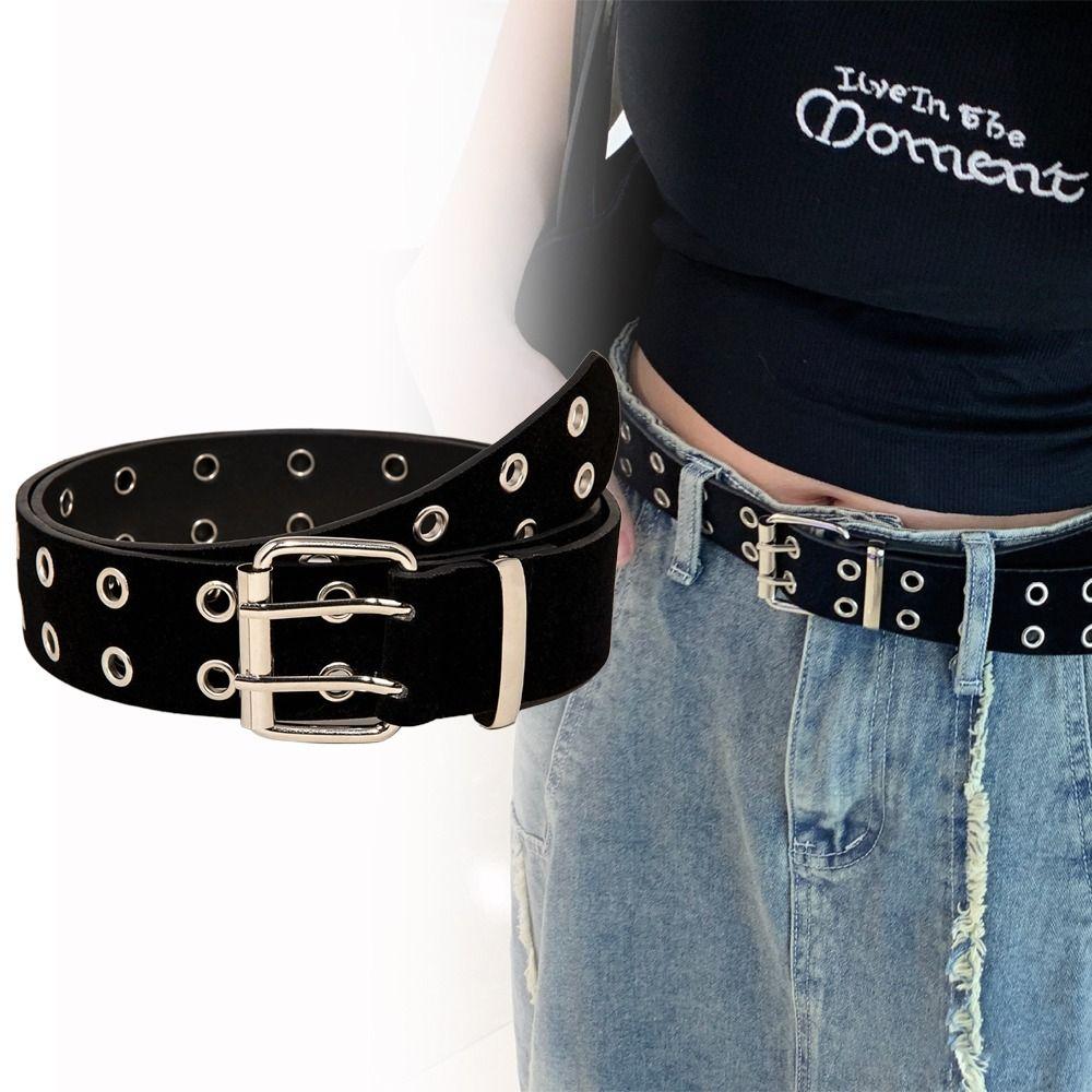 Pin Buckle Business Waist Belt Retro Punk Waistband Suede Rivet Belt Paired with Skirts Jeans 120cm чорний
Pin Buckle Business Waist Belt Retro Punk Waistband Suede Rivet Belt Paired with Skirts Jeans 120cm чорний