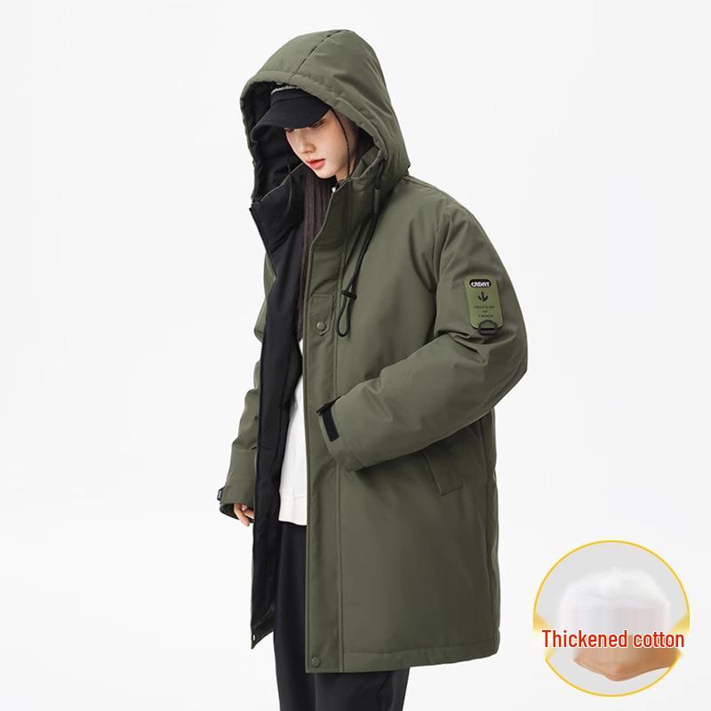 Men s Winter Hooded Cotton-Padded Coat - Warm, Military Style, Over-the-Knee Jacket 3XL армія зелений колір
Men s Winter Hooded Cotton-Padded Coat - Warm, Military Style, Over-the-Knee Jacket 3XL армія зелений колір