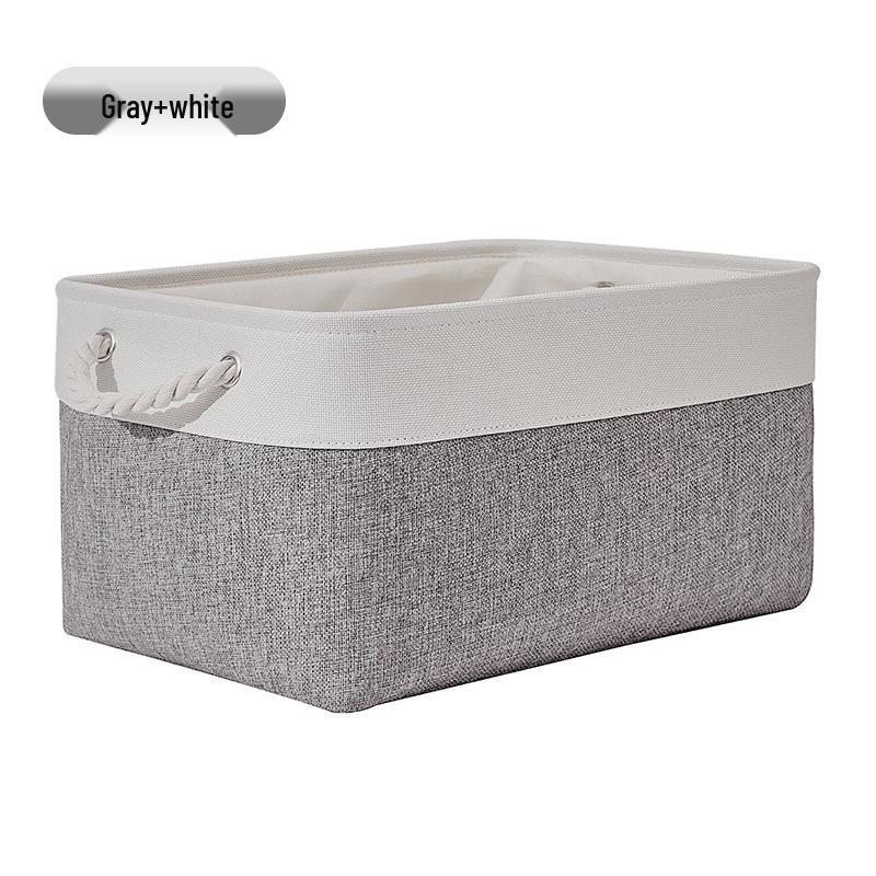 Jiechun Foldable Cotton Linen Tote & Dustproof Storage Basket 31*21*13
Jiechun Foldable Cotton Linen Tote & Dustproof Storage Basket 31*21*13