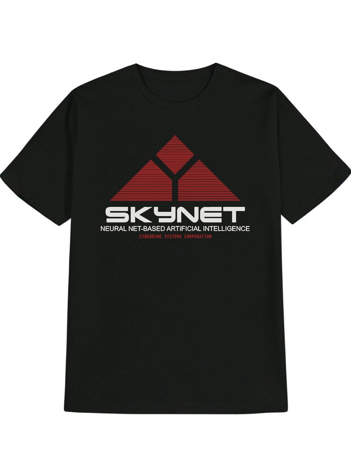 Casual Crew Neck T-shirt with Red & White Geometric Print - SKYNET Neural Net-Based Artificial Intelligence Design XL
Casual Crew Neck T-shirt with Red & White Geometric Print - SKYNET Neural Net-Based Artificial Intelligence Design XL