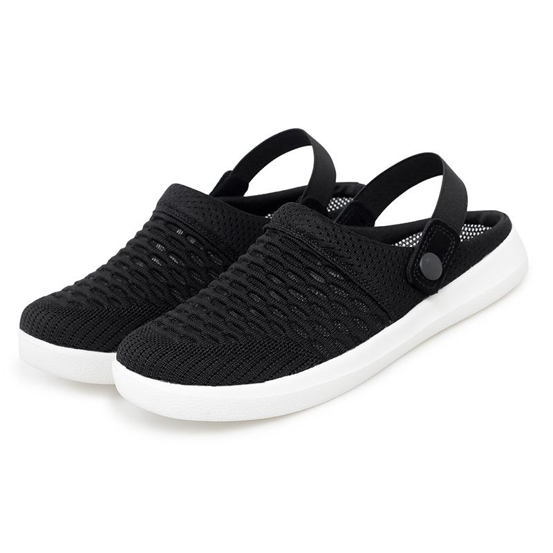 Дышащие женские сандалии-слайды - повседневная летняя обувь больших размеров на плоской подошве | Широкая ширина, комфорт и мода 42 чёрный/белый
Дышащие женские сандалии-слайды - повседневная летняя обувь больших размеров на плоской подошве | Широкая ширина, комфорт и мода 42 чёрный/белый