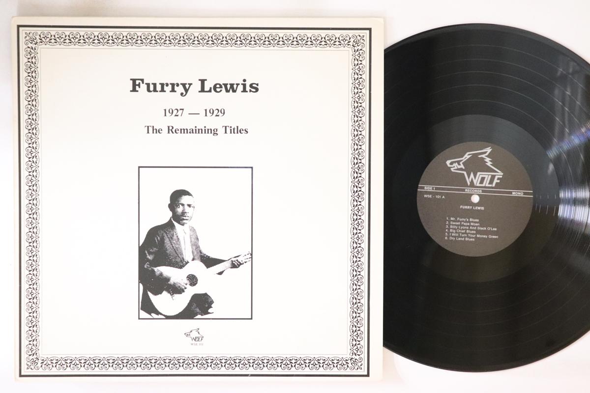 LP Record FURRY LEWIS - 1927-1929 The Remaining Titles WSE101 WOLF 1982 Austria Blues Used
LP Record FURRY LEWIS - 1927-1929 The Remaining Titles WSE101 WOLF 1982 Austria Blues Used